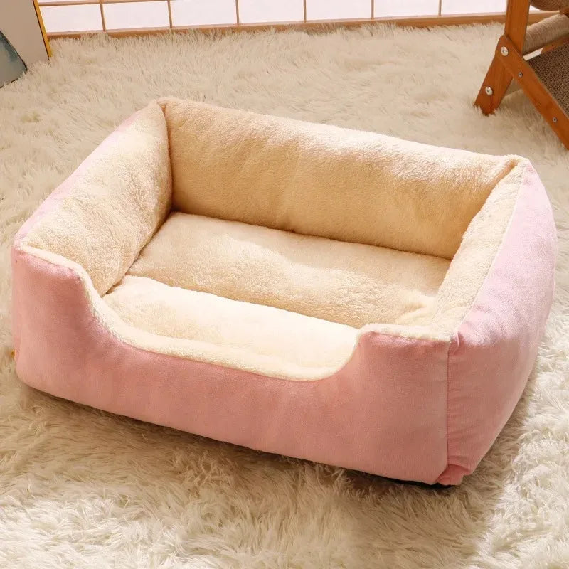 CozyCloud™ Plush Pet Bed – Ultra-Soft & Comfortable Bed for Cats & Dogs