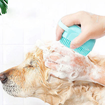 Bathroom Puppy Big Dog Cat Bath Massage Gloves Brush Soft Safety Silicone Pet Accessories for Dogs Cats Tools Mascotas Products
