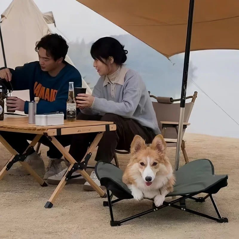 Pet Bed Outdoor Camping Cats Dogs Folding Bed Moisture Proof Leave Ground Elevated Bed Portable Kennel For Teddy Corgi Shiba