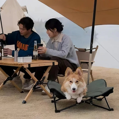 Pet Bed Outdoor Camping Cats Dogs Folding Bed Moisture Proof Leave Ground Elevated Bed Portable Kennel For Teddy Corgi Shiba