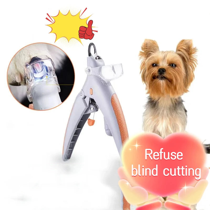 Pet Nail Clipper Scissors With LED Light Professional Cat Dog Nail Clippers Tool Scissors Nail Toeclaw Cutter Pet Supplies