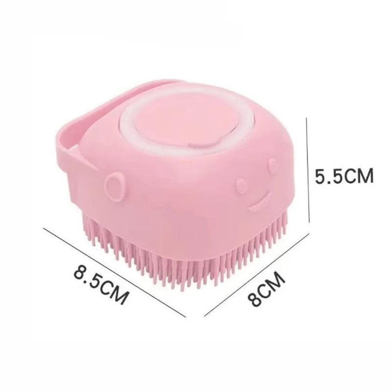 Bathroom Puppy Big Dog Cat Bath Massage Gloves Brush Soft Safety Silicone Pet Accessories for Dogs Cats Tools Mascotas Products
