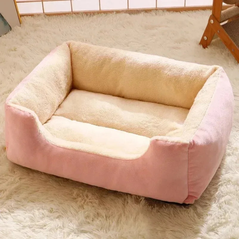 CozyCloud™ Plush Pet Bed – Ultra-Soft & Comfortable Bed for Cats & Dogs