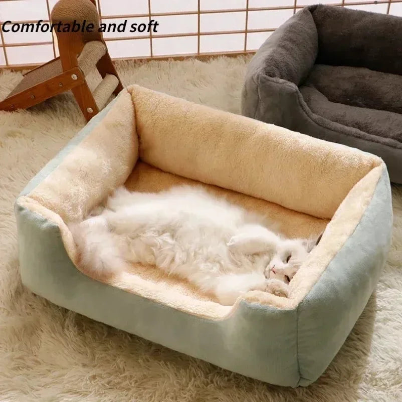 CozyCloud™ Plush Pet Bed – Ultra-Soft & Comfortable Bed for Cats & Dogs